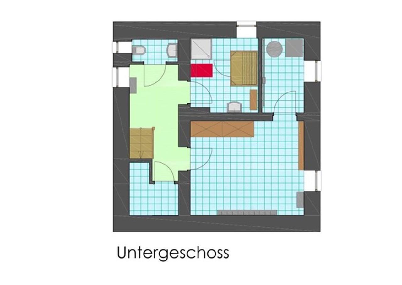 Villa Schnuck - Das Rote Ferienhaus Бадгаштейн Экстерьер фото